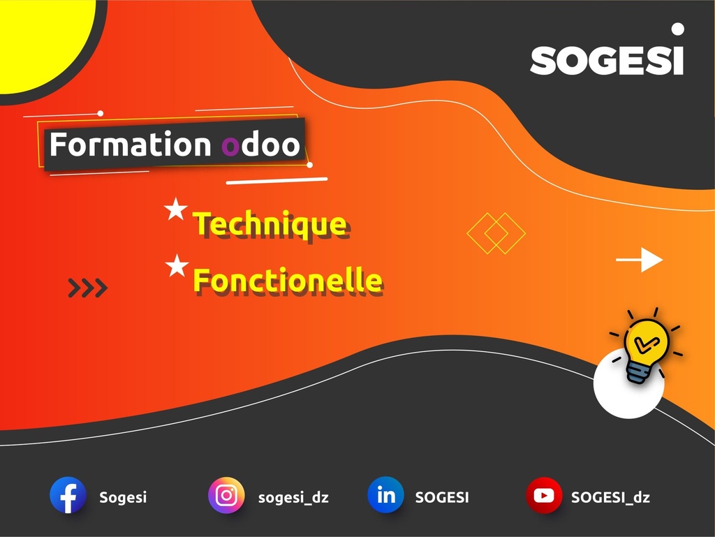 Formation Technique Odoo (Tarif 5 jours / candidat)